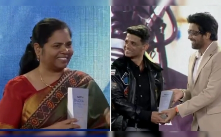 Shubhanshu Shukla and G Madhavi Latha Honoured as NDTV Science Icons of the Year 2025