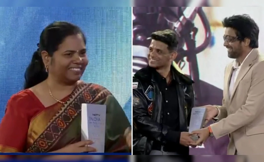 Shubhanshu Shukla and G Madhavi Latha Honoured as NDTV Science Icons of the Year 2025
